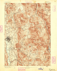 1893 Map of Rutland