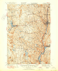 Download a high-resolution, GPS-compatible USGS topo map for St Johnsbury, VT (1950 edition)
