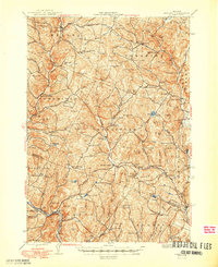 preview thumbnail of historical topo map of Orange County, VT in 1944