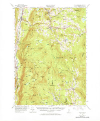 preview thumbnail of historical topo map of Rutland County, VT in 1955