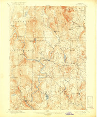 1889 Map of Wilmington, 1918 Print