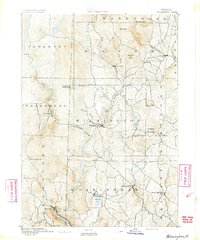 1891 Map of Chimney Hill, VT