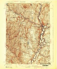 1941 Map of Woodsville, NH