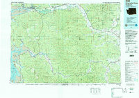 Download a high-resolution, GPS-compatible USGS topo map for Chehalis River, WA (1993 edition)