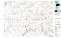 1983 Map of Washtucna, WA