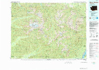 Download a high-resolution, GPS-compatible USGS topo map for Mount Olympus, WA (1988 edition)