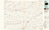 1982 Map of Ritzville, WA, 1983 Print