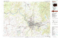 preview thumbnail of historical topo map of Spokane, WA in 1987