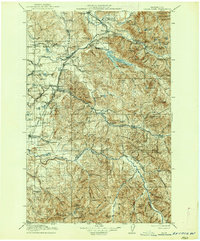 1913 Map of Cedar Lake, 1938 Print