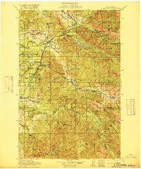 1913 Map of Cedar Lake, 1916 Print