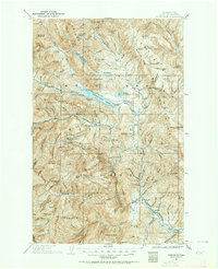 1901 Map of Chiwaukum, 1964 Print