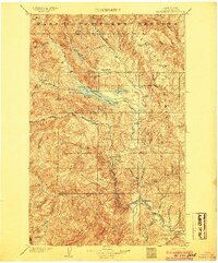 preview thumbnail of historical topo map of Chelan County, WA in 1904