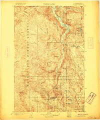 preview thumbnail of historical topo map of Okanogan County, WA in 1906