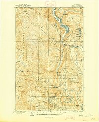preview thumbnail of historical topo map of Okanogan County, WA in 1906