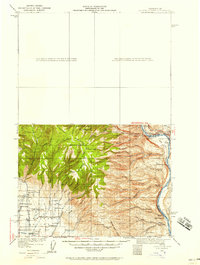 preview thumbnail of historical topo map of Kittitas County, WA in 1920