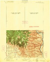 1922 Map of Wenatchee, WA