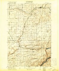 1918 Map of Connell