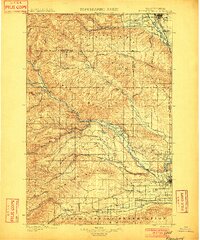 1901 Map of Ellensburg