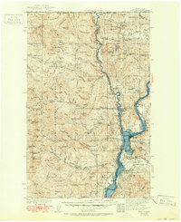 1942 Map of Marcus, 1951 Print