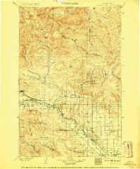 preview thumbnail of historical topo map of Kittitas County, WA in 1902