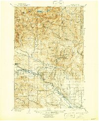 preview thumbnail of historical topo map of Kittitas County, WA in 1902