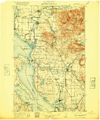 1911 Map of Mount Vernon, 1920 Print