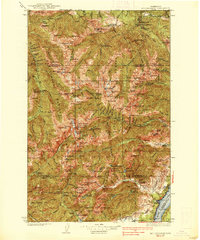1938 Map of Mason County, WA