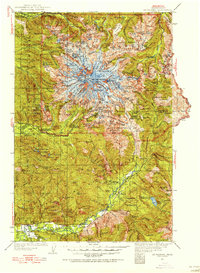 Download a high-resolution, GPS-compatible USGS topo map for Mt Rainier, WA (1956 edition)