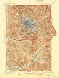 Download a high-resolution, GPS-compatible USGS topo map for Mt Rainier, WA (1939 edition)
