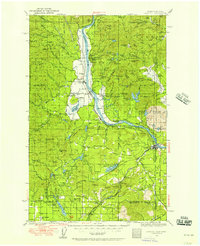 1936 Map of Newport, 1956 Print