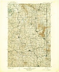 1905 Map of Oakesdale, 1938 Print
