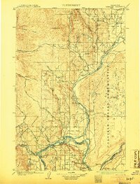 1905 Map of Okanogan, WA