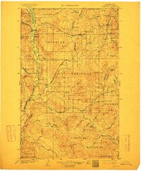 preview thumbnail of historical topo map of Okanogan County, WA in 1904