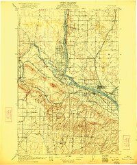 1917 Map of Pasco, 1922 Print
