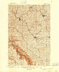 1910 Map of Pullman, 1947 Print