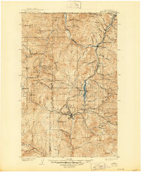 1904 Map of Republic, 1944 Print