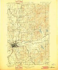 1901 Map of Spokane