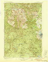 preview thumbnail of historical topo map of Skamania County, WA in 1931