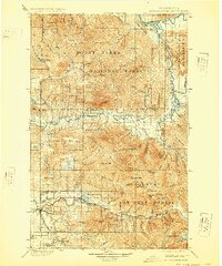 preview thumbnail of historical topo map of Snohomish County, WA in 1901