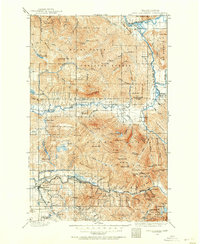 1899 Map of Stillaguamish, 1955 Print
