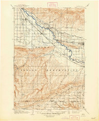 Download a high-resolution, GPS-compatible USGS topo map for Zillah, WA (1948 edition)