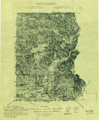 preview thumbnail of historical topo map of Whatcom County, WA in 1909