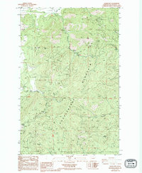 Download a high-resolution, GPS-compatible USGS topo map for Adams Mtn, WA (1994 edition)