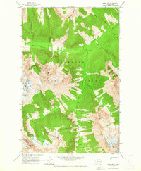 Download a high-resolution, GPS-compatible USGS topo map for Agnes Mtn, WA (1964 edition)