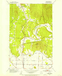 Download a high-resolution, GPS-compatible USGS topo map for Alger, WA (1954 edition)