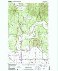 Download a high-resolution, GPS-compatible USGS topo map for Alger, WA (2003 edition)