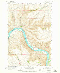 Download a high-resolution, GPS-compatible USGS topo map for Almota, WA (1965 edition)
