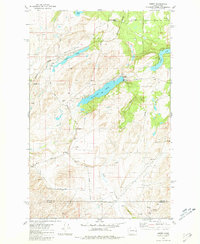 Download a high-resolution, GPS-compatible USGS topo map for Amber, WA (1981 edition)