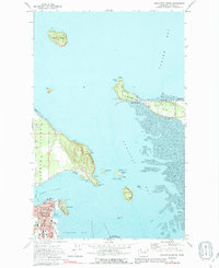 Download a high-resolution, GPS-compatible USGS topo map for Anacortes North, WA (1991 edition)