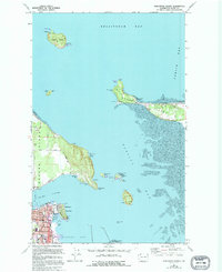 Download a high-resolution, GPS-compatible USGS topo map for Anacortes North, WA (1995 edition)